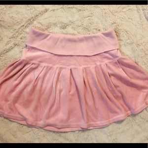 Juicy Couture Pink Velour Skirt Size S